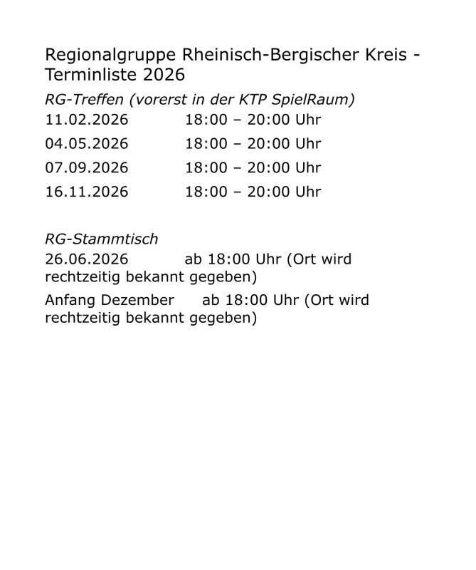 Aktuelle Termine 2026